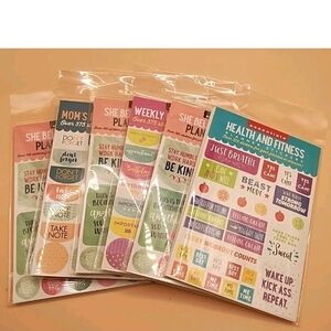 Motivational Planner Sticker Packs - Pastel Multicolor
